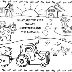 Perfect Free Printable Farm Animal Coloring Pages For Kids Animals