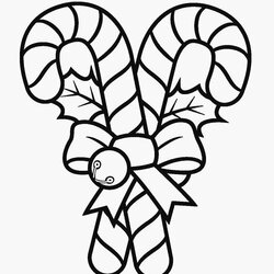 Wonderful Free Printable Candy Cane Coloring Pages For Kids Canes Drawing Corn Stalk Chocolate Halloween Two