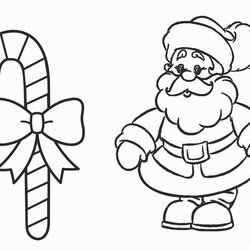 Super Free Printable Candy Cane Coloring Pages For Kids Santa Christmas