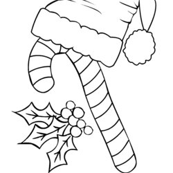 Free Christmas Candy Cane Coloring Pages Download Printable Canes Colour Colouring Sheets Kids Library