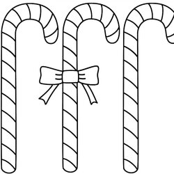 Excellent Get This Simple Candy Cane Coloring Page To Print For Preschoolers Pages Printable Clip Color