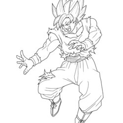 Terrific Dragon Ball Coloring Pages Print And Color Sketch