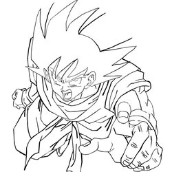 Spiffing Free Printable Dragon Ball Coloring Pages For Kids Of