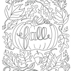 High Quality Free Fall Coloring Pages For Adults At Printable Autumn Color Sheets Print