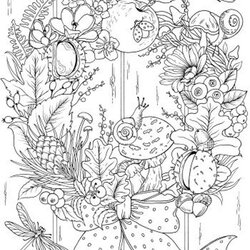 Superb Printable Autumn Coloring Pages For Adults Mandala