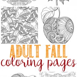 Champion Fall Coloring Pages For Adults Domestically Speaking Adult