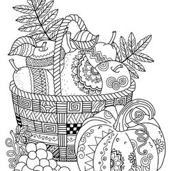 Outstanding Pin On Drawing Fall Coloring Pages Adult