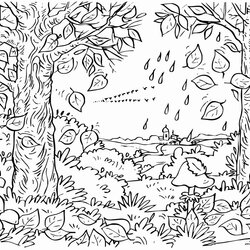 Fall Coloring Pages For Adults Best Kids Printable Free