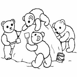 Champion Friendship Coloring Pages Best For Kids Bear Friends Friend Cousin Printable Template