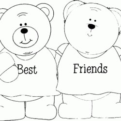 Friendship Day Coloring Pages Home