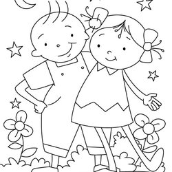 Capital Friendship Coloring Pages Best For Kids