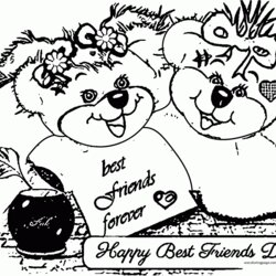 Supreme Friendship Day Coloring Pages Home