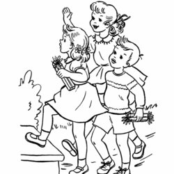 Perfect Friendship Coloring Pages Best For Kids Birthday Party Friends Sheets Arrive Printable Drawing Nancy