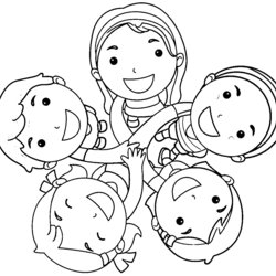 Peerless Friendship Coloring Pages Best For Kids Friends Free Page