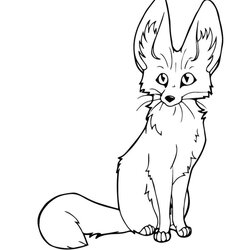 Worthy Cute Fox Coloring Pages Printable Template Interesting Your Toddler Will Love