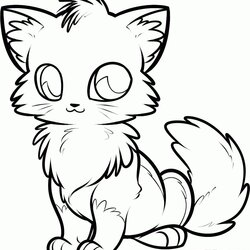 Tremendous Swiss Cute Fox Coloring Pages