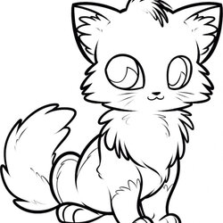 Out Of This World Fox Coloring Pages Kids Looking Cute Animal Sketch Photo Drawings