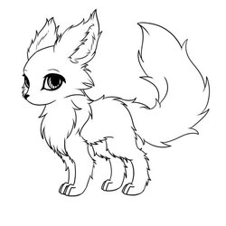 Cute Fox Coloring Pages Page Animal