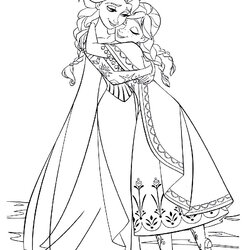 Preeminent Print This Elsa Coloring Page Out Or Download Pages Girls Frozen
