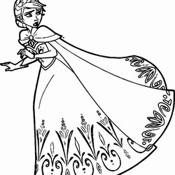 Capital Elsa Christmas Coloring Pages At Free Printable Queen Nightmare Before Print Color