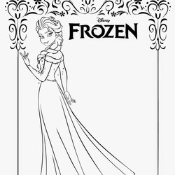 Brilliant Beautiful Elsa Coloring Pages To Print Instant Knowledge Castle Frozen Printable Disney Sheets
