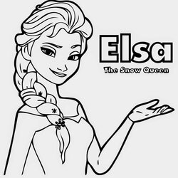 Cool Coloring Pages Elsa From Frozen Free Printable Princess