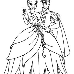 Smashing Printable Princess Coloring Pages For Kids Frog Color Print Disney Colouring Adult Princes African