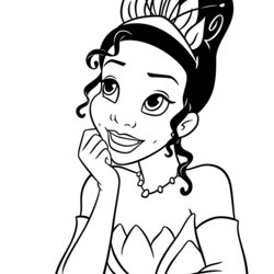 Magnificent Princess Coloring Printable Cartoon Categories Game Print Sketch