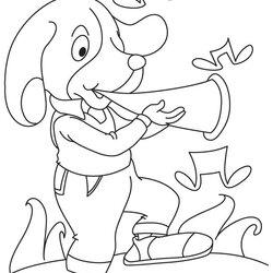 Marvelous Cute Puppy Coloring Page Download Free For