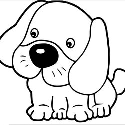 Cute Puppy Coloring Pages Puppies Jumping Page With