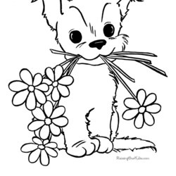 Tremendous Coloring Pages With Cute Puppies Home Puppy Popular
