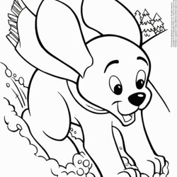 Splendid Cute Puppy Coloring Page For Free Home Pages Kids Dog Puppies Dogs Christmas Print Printable Color