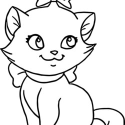 Excellent Free Printable Kitten Coloring Pages