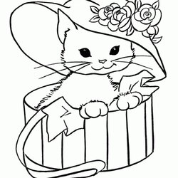 Superb Get This Kitten Coloring Pages Online Print