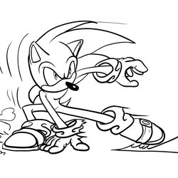 Splendid Hedgehog Coloring Pages To Download And Print For Free Sonic Colouring Running Hyper Knuckles Boom