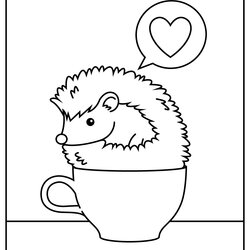 Wonderful Hedgehog Coloring Pages Updated