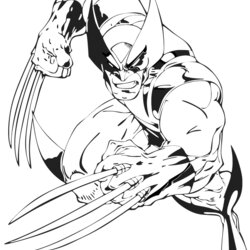 Supreme Wolverine Coloring Pages To Download And Print For Free