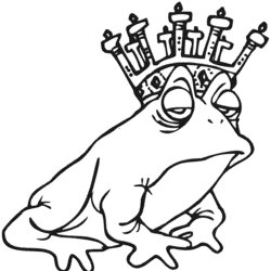 Free Frog Coloring Pages For Kids Frogs