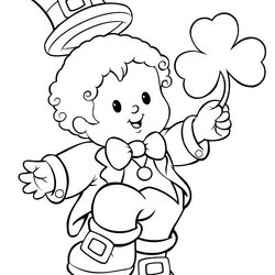 Outstanding Happy St Day Coloring Sheets For Kids Pages Printable Patrick