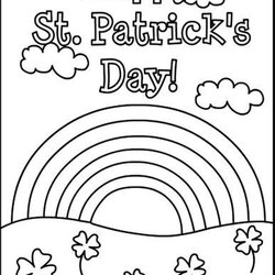 Magnificent St Day Coloring Pages Patrick Printable Color Kids Recommended