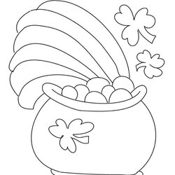 Splendid Pin On St Day Patrick Coloring Pages Printable Saint Kids Crafts Colouring Shamrock These Template
