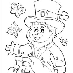 Wizard Printable St Day Coloring Pages For Adults Kids Patrick Version Scaled
