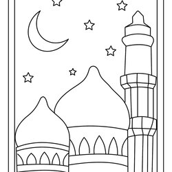 Fine Ramadan Printable Coloring Pages