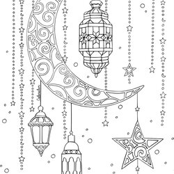 Ramadan Coloring Pages For Kids Islamic Charity People Page