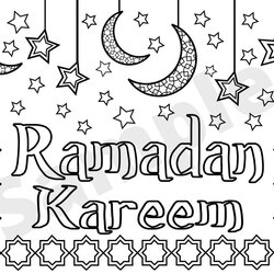 Matchless Ramadan Coloring Pages Printable For Download Now Mubarak