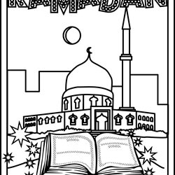Tremendous Ramadan Coloring Pages At Free Printable