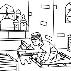 Ramadan Coloring Pages Free Printable Kids Adults