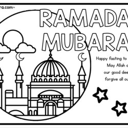 Preeminent Ramadan Colouring Sheets Scaled