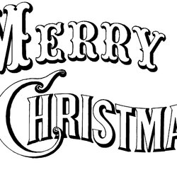 Free Printable Merry Christmas Coloring Pages