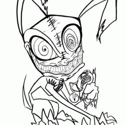 Scary Coloring Pages Best For Kids Printable
